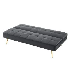 Baita Banquette AROMA Convertible En Velours Anthracite 3 Places -Vente-unique shop banquette aroma convertible en velours anthracite 3 places 13673990 37690508 1140x1140