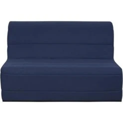 SANS MARQUE Banquette BZ 140x190 - Tissu Bleu Marine - MELISSA -Vente-unique shop banquette bz 140x190 tissu bleu marine melissa 11482702 30022336 1140x1140