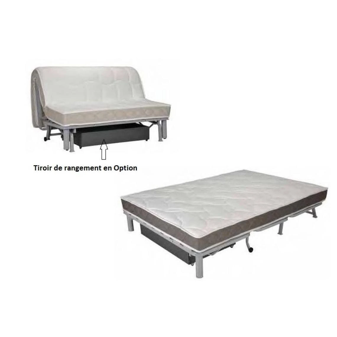 Inside 75 Banquette BZ CORNELIA Convertible 140*200 Cm Matelas STARCONFORT 15 Cm 5 Inside 75 Banquette BZ CORNELIA Convertible 140*200 Cm Matelas STARCONFORT 15 Cm – Image 3