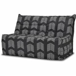 Gruhier Banquette BZ - Tissu Chevrons A111 - Couchage 138 X 188 X 12 Cm - Blan... -Vente-unique shop banquette bz tissu chevrons a111 couchage 138 x 188 x 12 cm blanc et noir 11026364 28800044 1140x1140