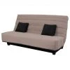 Relaxima Banquette Clic-Clac 130 ORLANDO Pearl Taupe - Matelas Dunlopillo