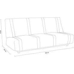 SANS MARQUE Banquette Clic Clac 3 Places - Tissu Noir - Style Contemporain - L 193... -Vente-unique shop banquette clic clac 3 places tissu noir style contemporain l 193 x p 92 cm 12971038 35198652 1140x1140