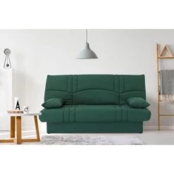 CSTORE Banquette Clic Clac 3 Places - Tissu Vert Foret - Style Contemporain -... -Vente-unique shop banquette clic clac 3 places tissu vert foret style contemporain l 190 x p 92 cm dream 11511192 30142850 1140x1140