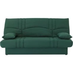 CSTORE Banquette Clic Clac 3 Places - Tissu Vert Foret - Style Contemporain -... -Vente-unique shop banquette clic clac 3 places tissu vert foret style contemporain l 190 x p 92 cm dream 11511192 30142852 1140x1140 1
