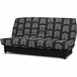 Gruhier Banquette Clic-clac Beija - Tissu Chevrons A111 - Couchage 128 X 188 X... -Vente-unique shop banquette clic clac beija tissu chevrons a111 couchage 128 x 188 x 14 cm blanc 11026368 28800056 1140x1140