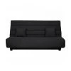 Banquette Clic Clac Dunlopillo - Tissu Pearl Noir + 2 Coussins Noir - ... -Vente-unique shop banquette clic clac dunlopillo tissu pearl noir 2 coussins noir l 194 x p 98 x h 102 cm alex 7221656 17998612 1200x1200