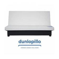 Banquette Clic Clac Dunlopillo - Tissu Pearl Noir + 2 Coussins Noir - ... -Vente-unique shop banquette clic clac dunlopillo tissu pearl noir 2 coussins noir l 194 x p 98 x h 102 cm alex 7221656 17998616 1200x1200