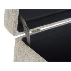 Pegane Banquette Coffre + 3 Poufs En Bois Et Lin Coloris Beige -Vente-unique shop banquette coffre 3 poufs en bois et lin coloris beige 13418802 36697226 226 1140x1140