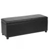 Decoshop26 Banquette Coffre Avec Espace De Rangement Similicuir Noir 119x38x45cm ... 1 Decoshop26 Banquette Coffre Avec Espace De Rangement Similicuir Noir 119x38x45cm ... -Vente-unique shop banquette coffre avec espace de rangement similicuir noir 119x38x45cm 030001629 10278754 26529910 1140x1140