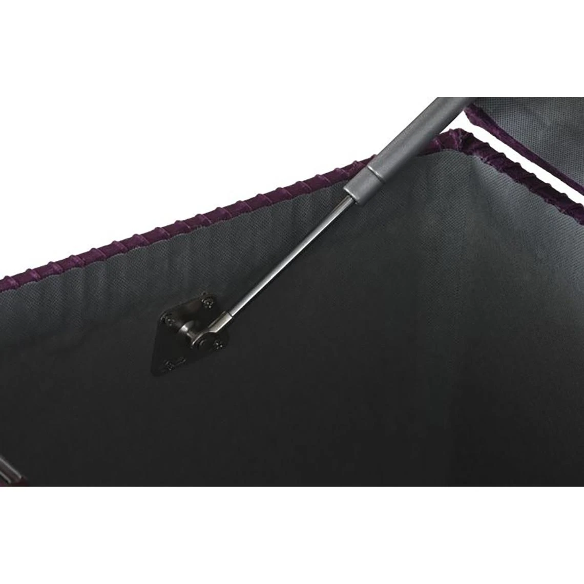 Pegane Banquette Coffre En MDF Et Velours Coloris Pourpre Et Pieds Doré - Lo... 7 Pegane Banquette Coffre En MDF Et Velours Coloris Pourpre Et Pieds Doré - Lo... – Image 5