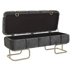 Pegane Banquette Coffre En Métal Coloris Gris - Longueur 125 X Profondeur 46... -Vente-unique shop banquette coffre en metal coloris gris longueur 125 x profondeur 46 x hauteur 50 cm 13600880 37358070 1140x1140