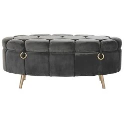 Pegane Banquette Coffre En Métal Coloris Gris - Longueur 125 X Profondeur 56... -Vente-unique shop banquette coffre en metal coloris gris longueur 125 x profondeur 56 x hauteur 53 cm 13600922 37358266 1140x1140