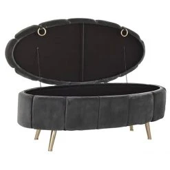 Pegane Banquette Coffre En Métal Coloris Gris - Longueur 125 X Profondeur 56... -Vente-unique shop banquette coffre en metal coloris gris longueur 125 x profondeur 56 x hauteur 53 cm 13600922 37358270 1140x1140