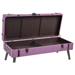 Pegane Banquette Coffre En Métal Et MDF Coloris Fuchsia - Longueur 102 X Pro... -Vente-unique shop banquette coffre en metal et mdf coloris fuchsia longueur 102 x profondeur 42 x hauteur 405 cm 13600972 37358508 1140x1140