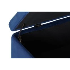 Pegane Banquette Coffre En Métal Et Velours Coloris Bleu - Longueur 108 X Pr... -Vente-unique shop banquette coffre en metal et velours coloris bleu longueur 108 x profondeur 46 x hauteur 45 cm 13600902 37358178 1140x1140