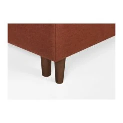 SANS MARQUE Banquette Convertible 3 Places MASSA - Tissu Rouge - L 195 X P 86 X H ... -Vente-unique shop banquette convertible 3 places massa tissu rouge l 195 x 12775346 626124 4 1140x1140