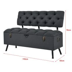 En.casa Banquette De Rangement Malmöhus Siège Rabattable Gris Foncé [en.cas... -Vente-unique shop banquette de rangement malmohus siege rabattable gris fonce encasa 11548190 30279612 1140x1140