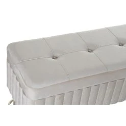 Banquette DKD Home Decor Beige Doré Métal (108 X 41 X 47 Cm) -Vente-unique shop banquette dkd home decor beige dore metal 108 x 41 x 47 cm 14062118 39046348 1140x1140