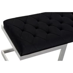 Pegane Banquette En Acier Coloris Noir - Longueur 140 X Profondeur 40 X Haute... -Vente-unique shop banquette en acier coloris noir longueur 140 x profondeur 40 x hauteur 40 cm 13600924 37358278 1140x1140