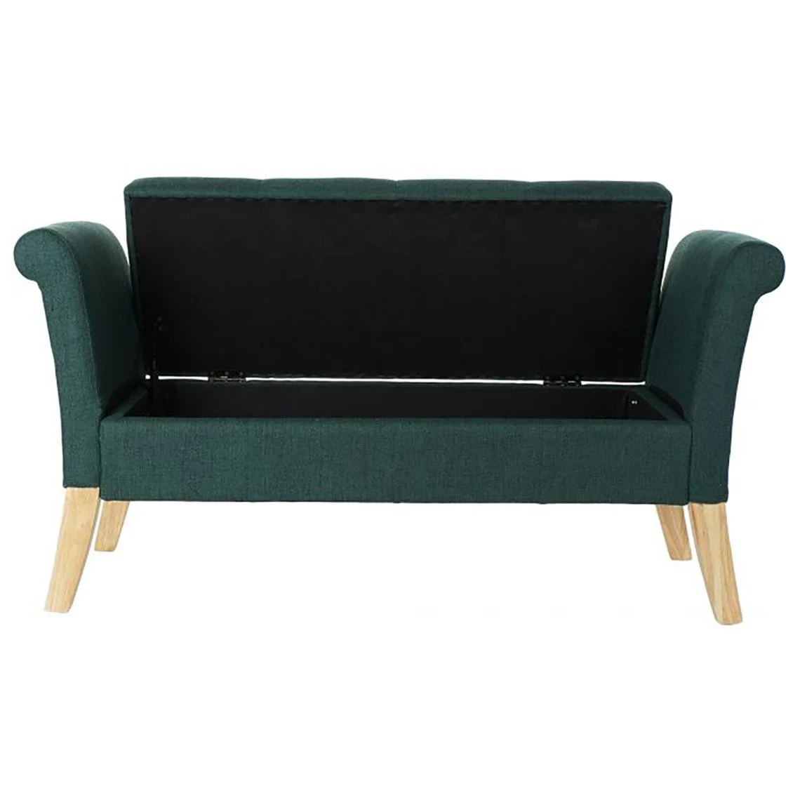 Pegane Banquette En Bois Coloris Vert - Longueur 130 X Profondeur 44 X Hauteu... 4 Pegane Banquette En Bois Coloris Vert - Longueur 130 X Profondeur 44 X Hauteu... – Image 2