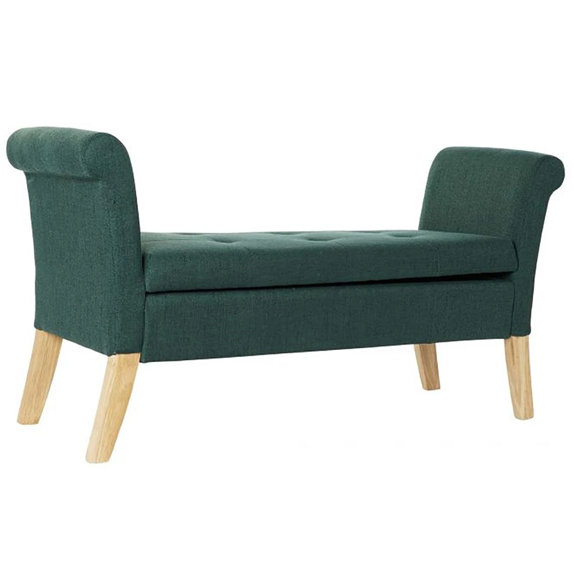 Pegane Banquette En Bois Coloris Vert - Longueur 130 X Profondeur 44 X Hauteu... 6 Pegane Banquette En Bois Coloris Vert - Longueur 130 X Profondeur 44 X Hauteu... – Image 4