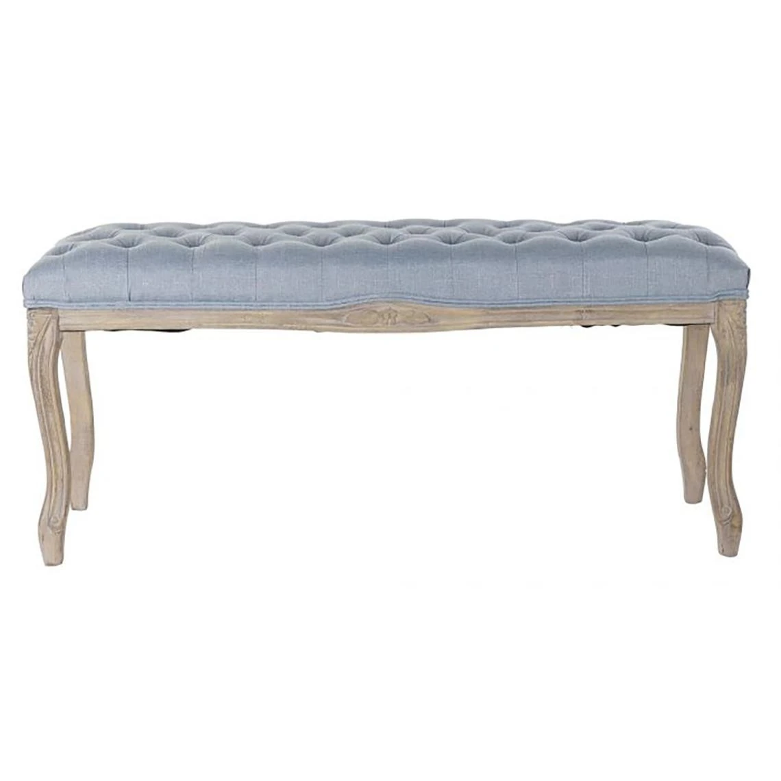 Pegane Banquette En Bois De Caoutchouc Coloris Bleu- Longueur 110 X Profondeu... 4 Pegane Banquette En Bois De Caoutchouc Coloris Bleu- Longueur 110 X Profondeu... – Image 2
