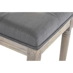 Pegane Banquette En Bois De Caoutchouc Coloris Gris Foncé / Naturel - Longue... -Vente-unique shop banquette en bois de caoutchouc coloris gris fonce naturel longueur 122 x profondeur 41 x hauteur 48 cm 13616310 37458516 1140x1140