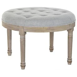 Pegane Banquette En Bois De Caoutchouc Coloris Gris- Longueur 70 X Profondeur...