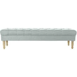 Pegane Banquette En Bois De Caoutchouc / Polyester Coloris Bleu - Longueur 15... -Vente-unique shop banquette en bois de caoutchouc polyester coloris bleu longueur 158 x profondeur 48 x hauteur 42 cm 13600940 37358352 1140x1140