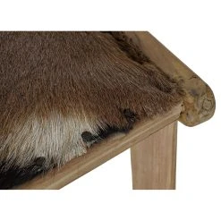 Pegane Banquette En Bois De Teck Naturel Et Cuir Coloris Marron - Longueur 65... -Vente-unique shop banquette en bois de teck naturel et cuir coloris marron longueur 65 x profondeur 47 x hauteur 42 cm 13499582 36971618 1140x1140