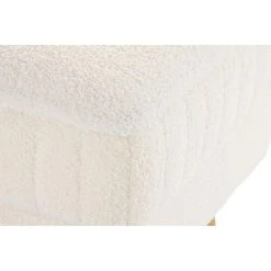 Pegane Banquette En Métal Coloris Blanc Et Pieds Doré- Longueur 106 X Profo... -Vente-unique shop banquette en metal coloris blanc et pieds dore longueur 106 x profondeur 45 x hauteur 50 cm 13600908 37358200 1140x1140