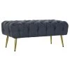 Pegane Banquette En Métal Coloris Bleu- Longueur 103 X Profondeur 46 X Haute... -Vente-unique shop banquette en metal coloris bleu longueur 103 x profondeur 46 x hauteur 42 cm 13600838 37357866 1140x1140