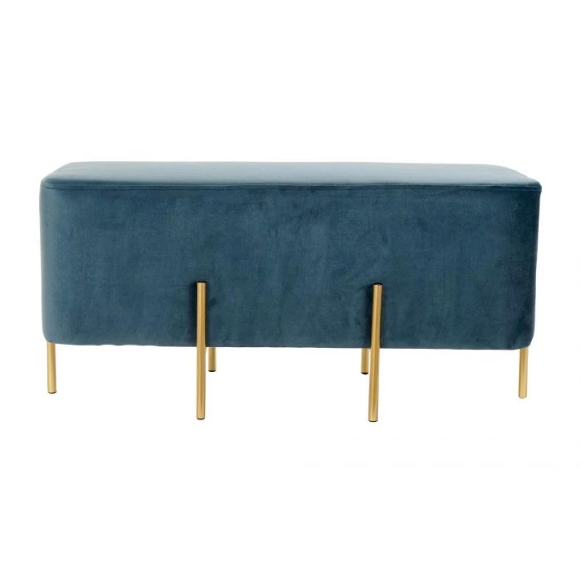 Pegane Banquette En Métal Et Polyester Coloris Bleu - Longueur 91 X Profonde... 4 Pegane Banquette En Métal Et Polyester Coloris Bleu - Longueur 91 X Profonde... – Image 2