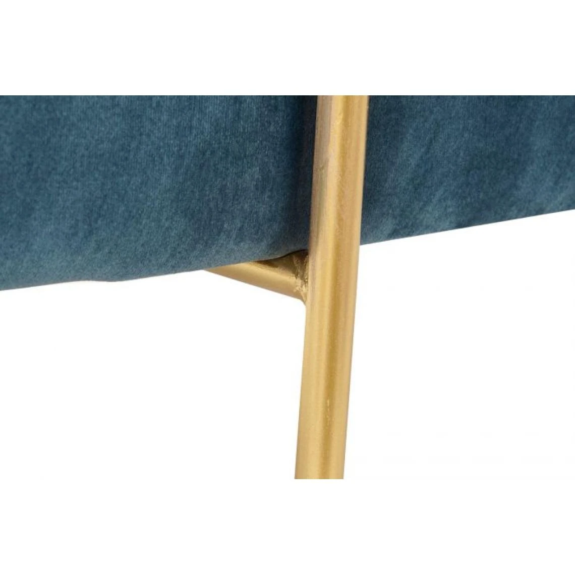 Pegane Banquette En Métal Et Polyester Coloris Bleu - Longueur 91 X Profonde... 5 Pegane Banquette En Métal Et Polyester Coloris Bleu - Longueur 91 X Profonde... – Image 3