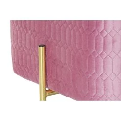 Pegane Banquette En Métal Et Polyester Coloris Rose - Longueur 91 X Profonde... -Vente-unique shop banquette en metal et polyester coloris rose longueur 91 x profondeur 465 x hauteur 42 cm 13600988 37358580 1140x1140