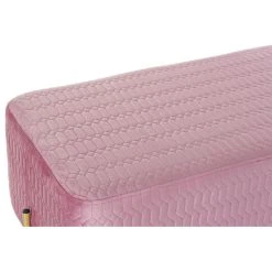 Pegane Banquette En Métal Et Polyester Coloris Rose - Longueur 91 X Profonde... -Vente-unique shop banquette en metal et polyester coloris rose longueur 91 x profondeur 465 x hauteur 42 cm 13600988 37358582 1140x1140