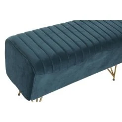 Pegane Banquette En Métal Et Polyester Coloris Turquoise - Longueur 90 X Pro... -Vente-unique shop banquette en metal et polyester coloris turquoise longueur 90 x profondeur 31 x hauteur 47 cm 13601016 37358708 1140x1140