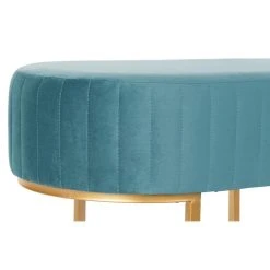 Pegane Banquette En Métal Et Velours Bleu - Longueur 90 X Profondeur 50 X Ha... 8 Pegane Banquette En Métal Et Velours Bleu - Longueur 90 X Profondeur 50 X Ha... -Vente-unique shop banquette en metal et velours bleu longueur 90 x profondeur 50 x hauteur 45 cm 13499614 36971754 1140x1140