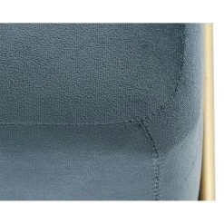 Pegane Banquette En Métal Et Velours Coloris Bleu Et Pieds Doré - Longueur ... -Vente-unique shop banquette en metal et velours coloris bleu et pieds dore longueur 80 x profondeur 80 x hauteur 42 cm 13600898 37358154 1140x1140