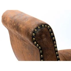 Pegane Banquette En PU Coloris Marron Veilli - Longueur 90 X Profondeur 41 X ... -Vente-unique shop banquette en pu coloris marron veilli longueur 90 x profondeur 41 x hauteur 67 cm 13616306 37458498 1140x1140