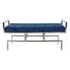 Pegane Banquette En Velours Bleu Et Pieds En Acier - Longueur 97 X Profondeur... 2 Pegane Banquette En Velours Bleu Et Pieds En Acier - Longueur 97 X Profondeur... -Vente-unique shop banquette en velours bleu et pieds en acier longueur 97 x profondeur 44 x hauteur 46 cm 13600966 37358472 1140x1140