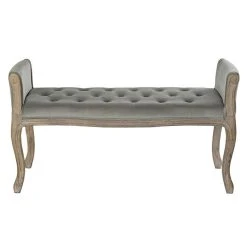 Pegane Banquette En Velours Et Bois De Caoutchouc Coloris Gris - Longueur 109... -Vente-unique shop banquette en velours et bois de caoutchouc coloris gris longueur 109 x profondeur 39 x hauteur 60 cm 13601008 37358664 1140x1140