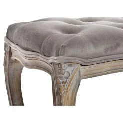 Pegane Banquette En Velours Et Bois De Caoutchouc Coloris Gris- Longueur 112 ... -Vente-unique shop banquette en velours et bois de caoutchouc coloris gris longueur 112 x profondeur 38 x hauteur 48 cm 13600894 37358132 1140x1140