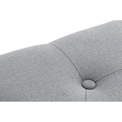 Pegane Banquette En Velours Et Bois De Caoutchouc Coloris Gris / Naturel - Lo... -Vente-unique shop banquette en velours et bois de caoutchouc coloris gris naturel longueur 125 x profondeur 43 x hauteur 48 cm 13600876 37358050 1140x1140