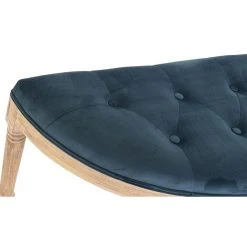 Pegane Banquette En Velours Et Bois De Caoutchouc Coloris Noir / Naturel - Lo... -Vente-unique shop banquette en velours et bois de caoutchouc coloris noir naturel longueur 125 x profondeur 45 x hauteur 48 cm 13600990 37358586 1140x1140