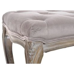 Pegane Banquette En Velours Et Bois De Caoutchouc Coloris Rose Pâle- Longueu... -Vente-unique shop banquette en velours et bois de caoutchouc coloris rose pale longueur 112 x profondeur 38 x hauteur 48 cm 13600928 37358296 1140x1140