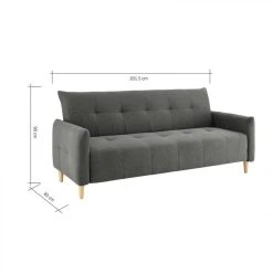 BUT Banquette Lit BIMBO Tissu Gris Anthracite -Vente-unique shop banquette lit bimbo tissu gris anthracite 10484870 27132916 1140x1140