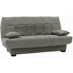 BUT Banquette Lit Clic Clac CARMEN Tissu Taupe