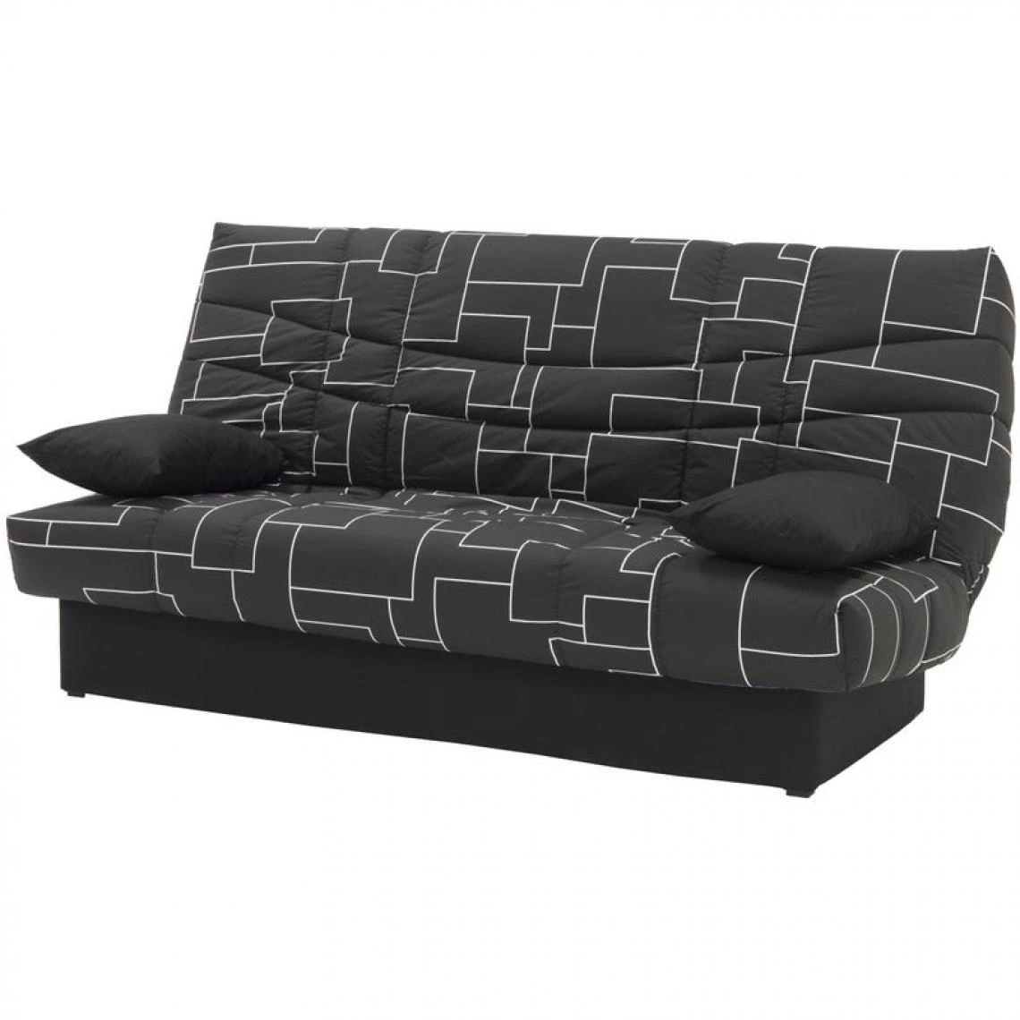 BUT Banquette Lit Clic-clac PORTO Matrix Noir 5 BUT Banquette Lit Clic-clac PORTO Matrix Noir – Image 3