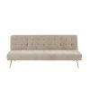 Baita Banquette NINO Convertible Velours Côtelé Beige